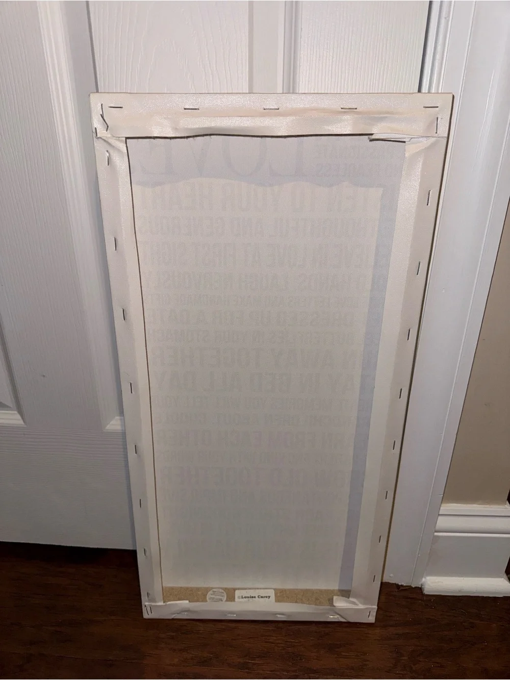 *NWOT* Target Wall Art: Love Inspirational Typography Print - Black on White